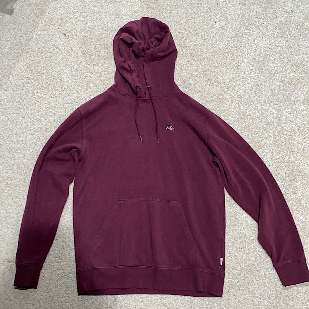 Vans Maroon Hoodie - Picture 1 of 3